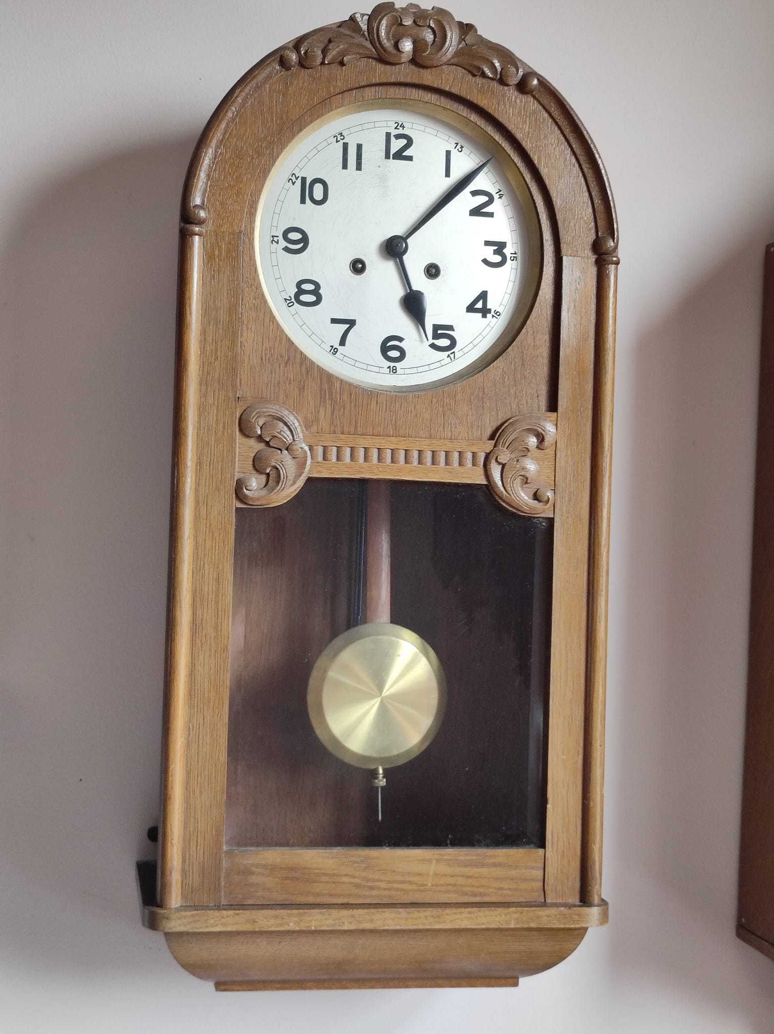 Zegar ścienny Baba Antyk z ok.1920 roku Super stan plus patent