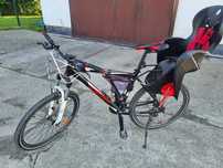 Rower KROSS HEXAGON V4 z fotelikiem dla dziecka 26"