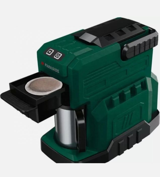 Máquina de café Parkside a bateria (nova)