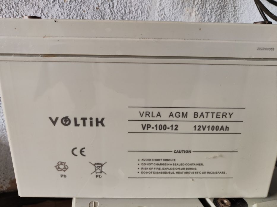 Акумулятори VOTIK AGM 12v на на 100 Ah