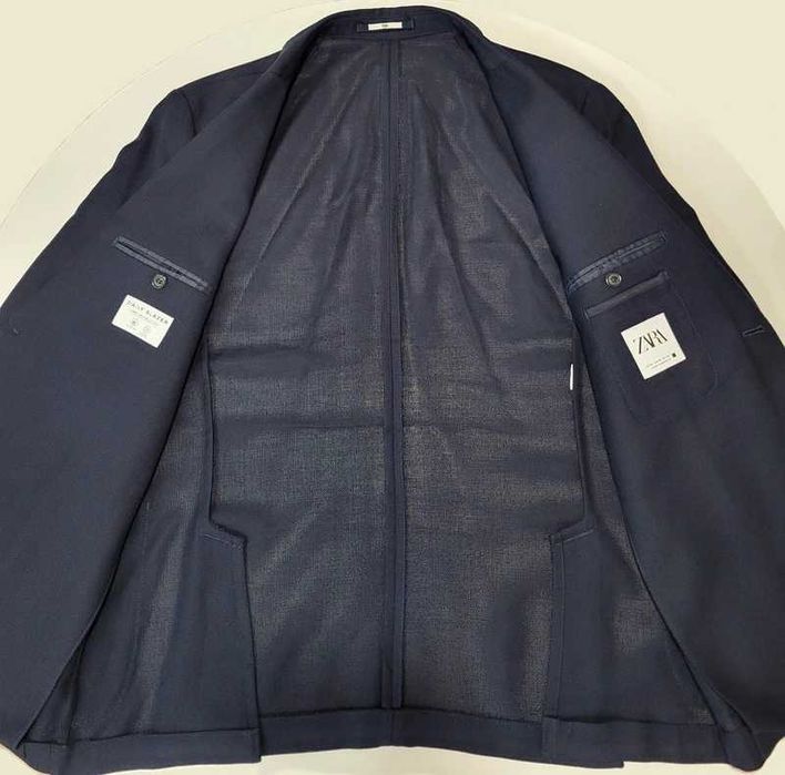 Ciemnogranatowa sportowa marynarka Zara roz. 52