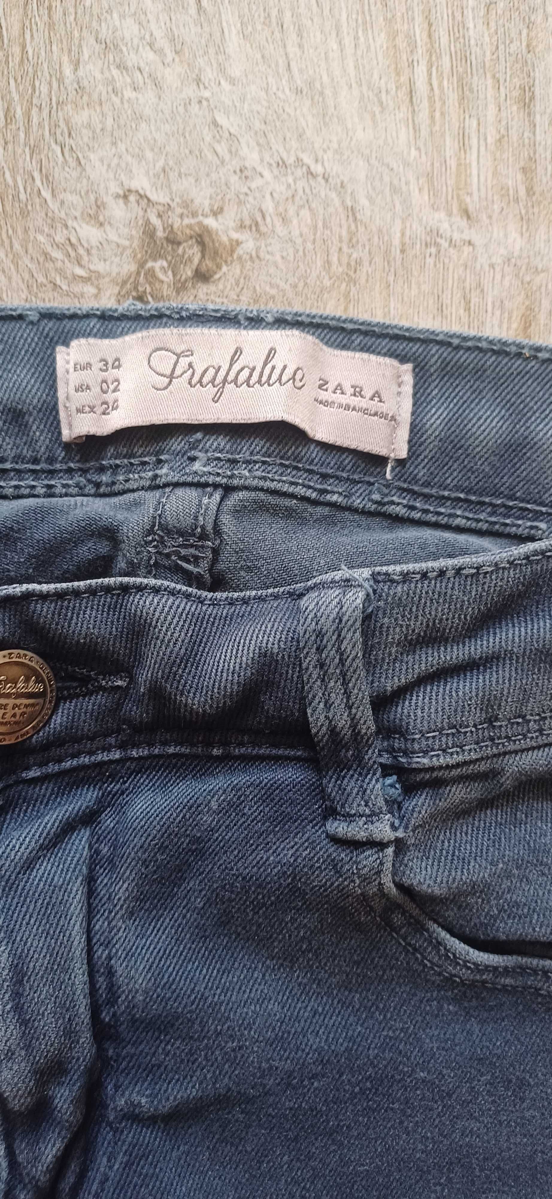 Zara Jeansy Straight 34