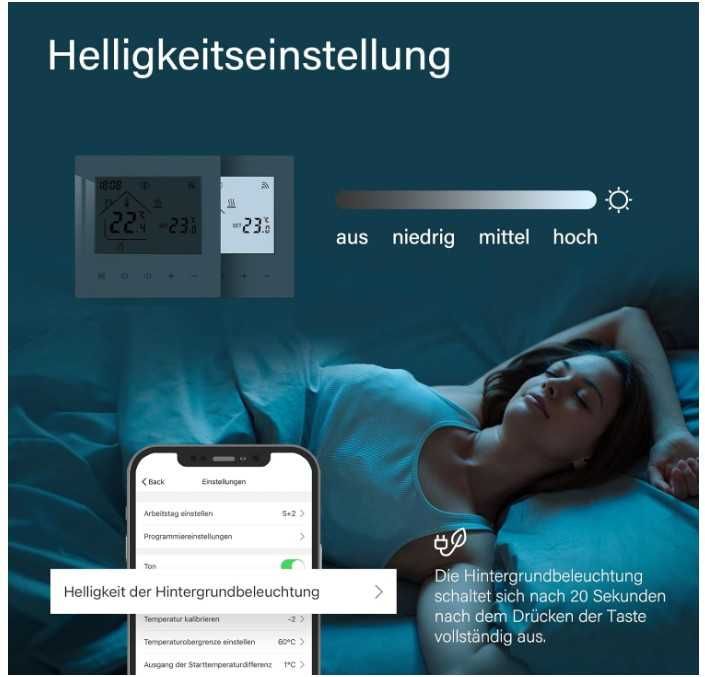 Inteligentny termostat Beok TDR89B-WIFI-WPB, sterowanie kotłem gazowym
