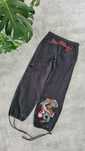 Ed Hardy Dragon Embroidered Cargo Pants. Opium Y2K Streetwear Size S