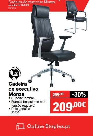 Cadeira de executivo / escritório Monza