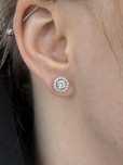 Сережки з діамантами GIA 1.11ct золото бриллианты