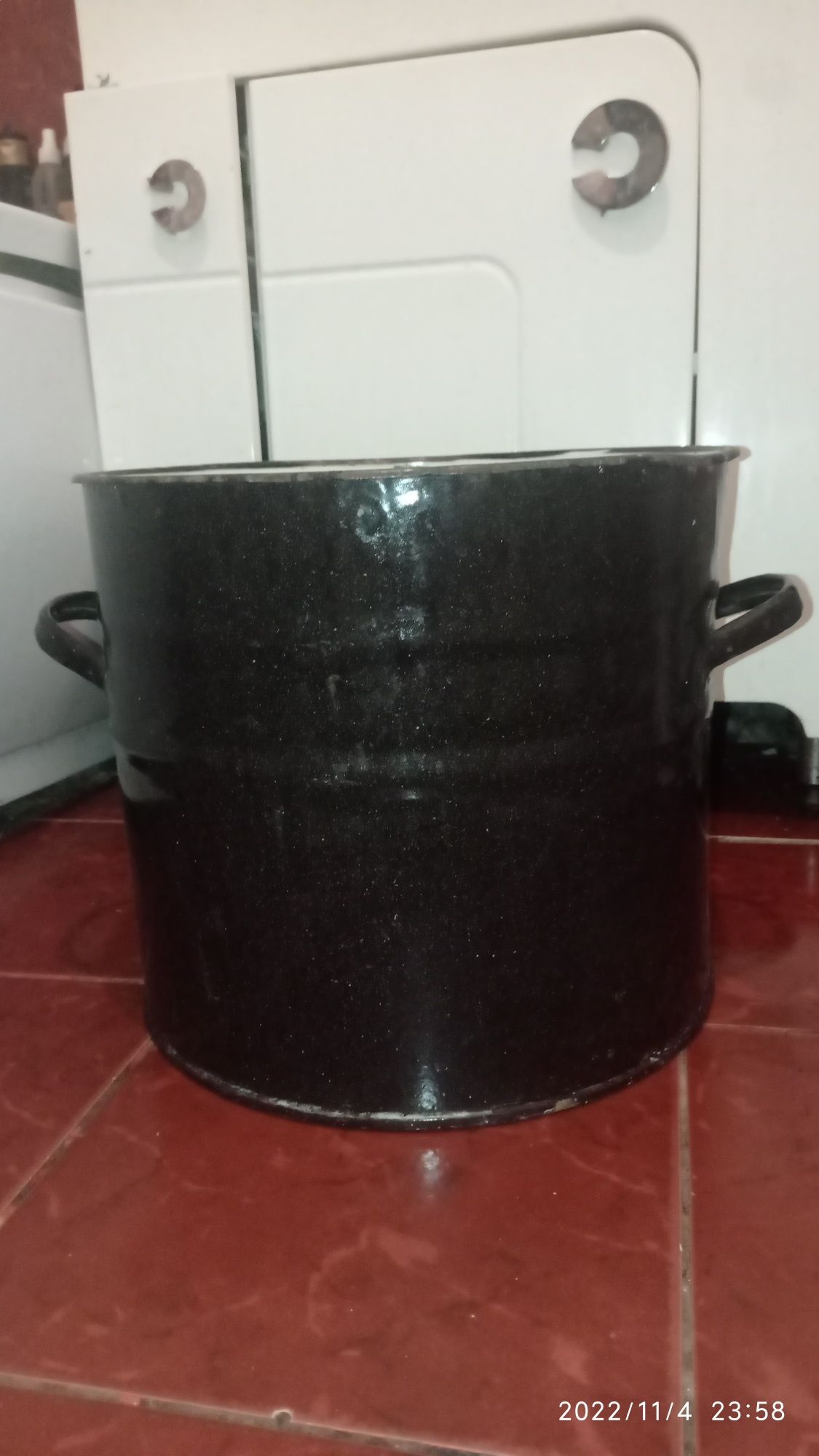 Выварка, бак для кипячения эмалированная
