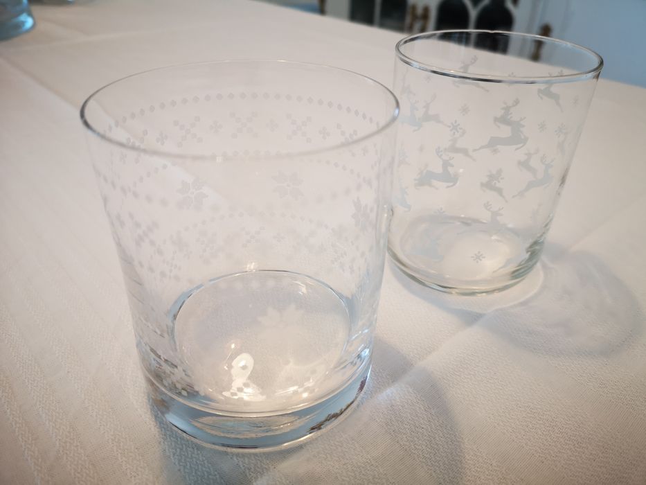 Vendo copos zara home alusivos ao Natal novos