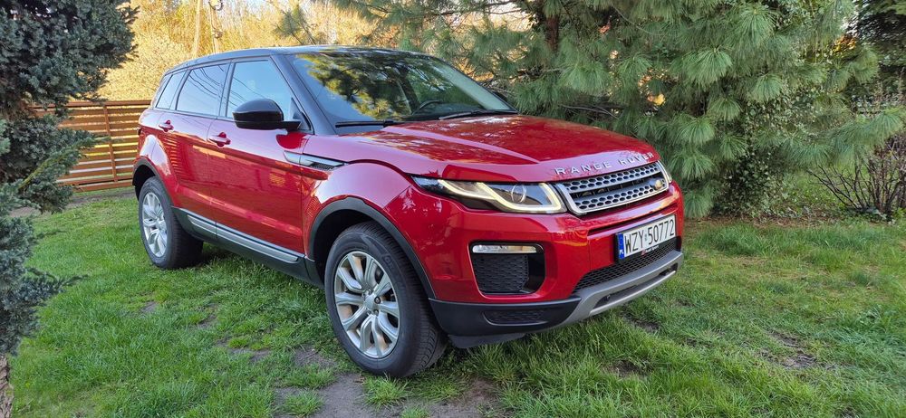 Land Rover Range Rover Evoque Range Rover Evoque 2.0 DIESEL 4x4 Czerwony 125tys przebiegu 2018r