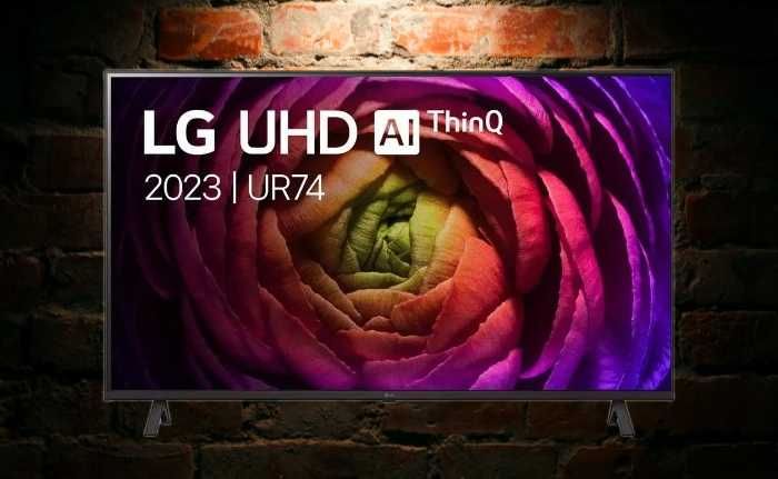 Телевізор LG 43UR74006LB SmartTV тонкий швидкий розумний