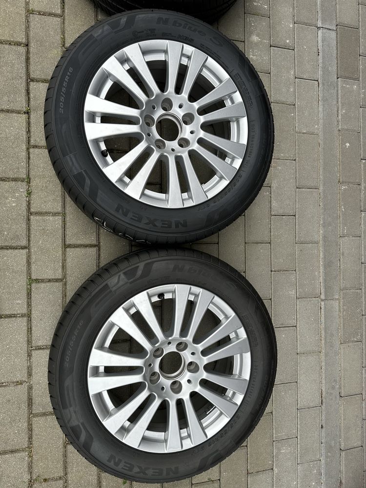 Alufelgi 16 cali Mercedes + opony letnie 205/55 R16