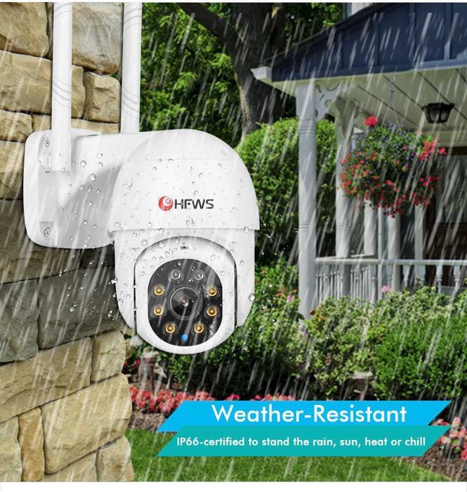 Kit Vídeo Vigilância WIFI Profissional 4 Câmaras Exterior 1080P