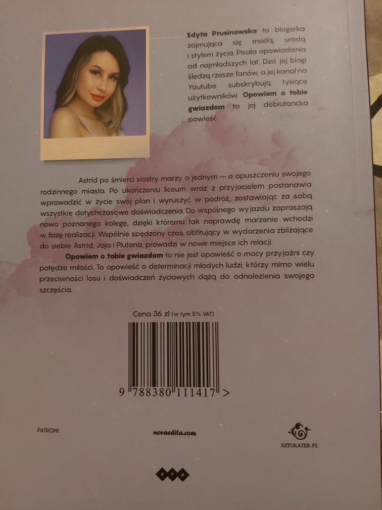 Książka "Opowiem o tobie gwiazdom"