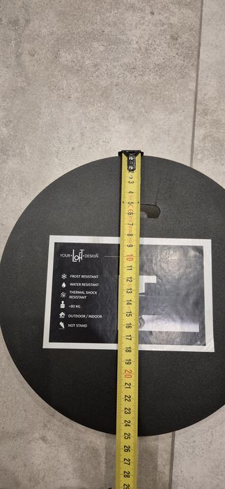 Podstawka wózek do doniczki. Okrągły. Metalowy