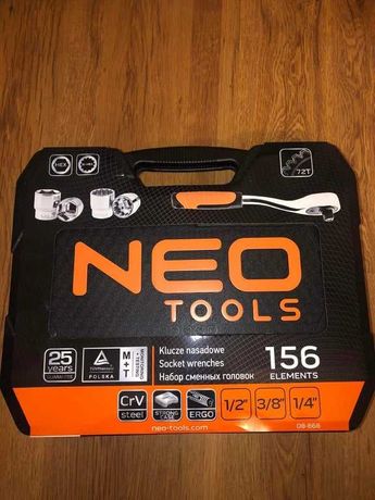 Zestaw kluczy Neo Tools 156 elementów