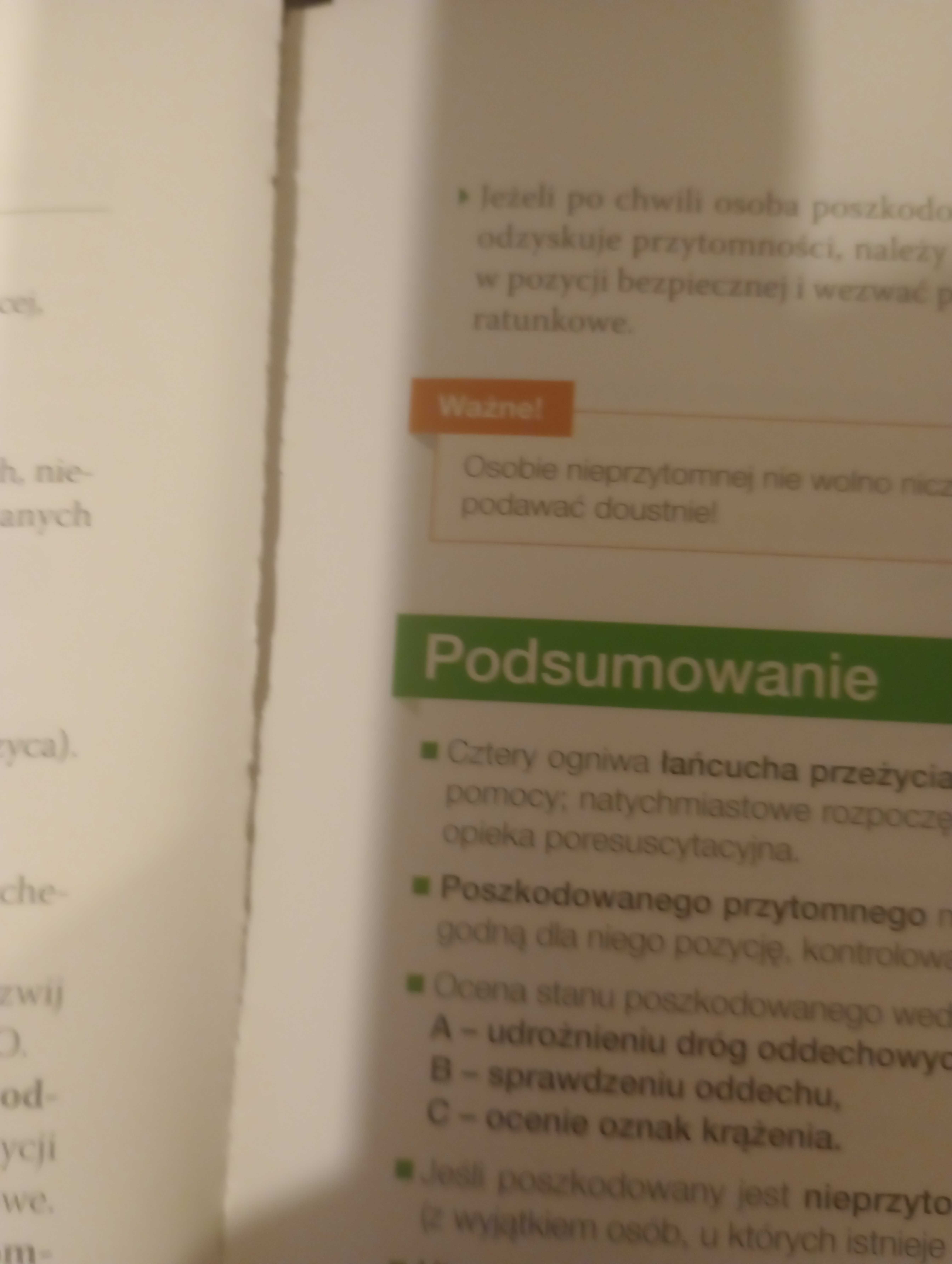 Klasa 1 Edukacji dla bezpieczeństwa Żyję i działam bezpiecznie