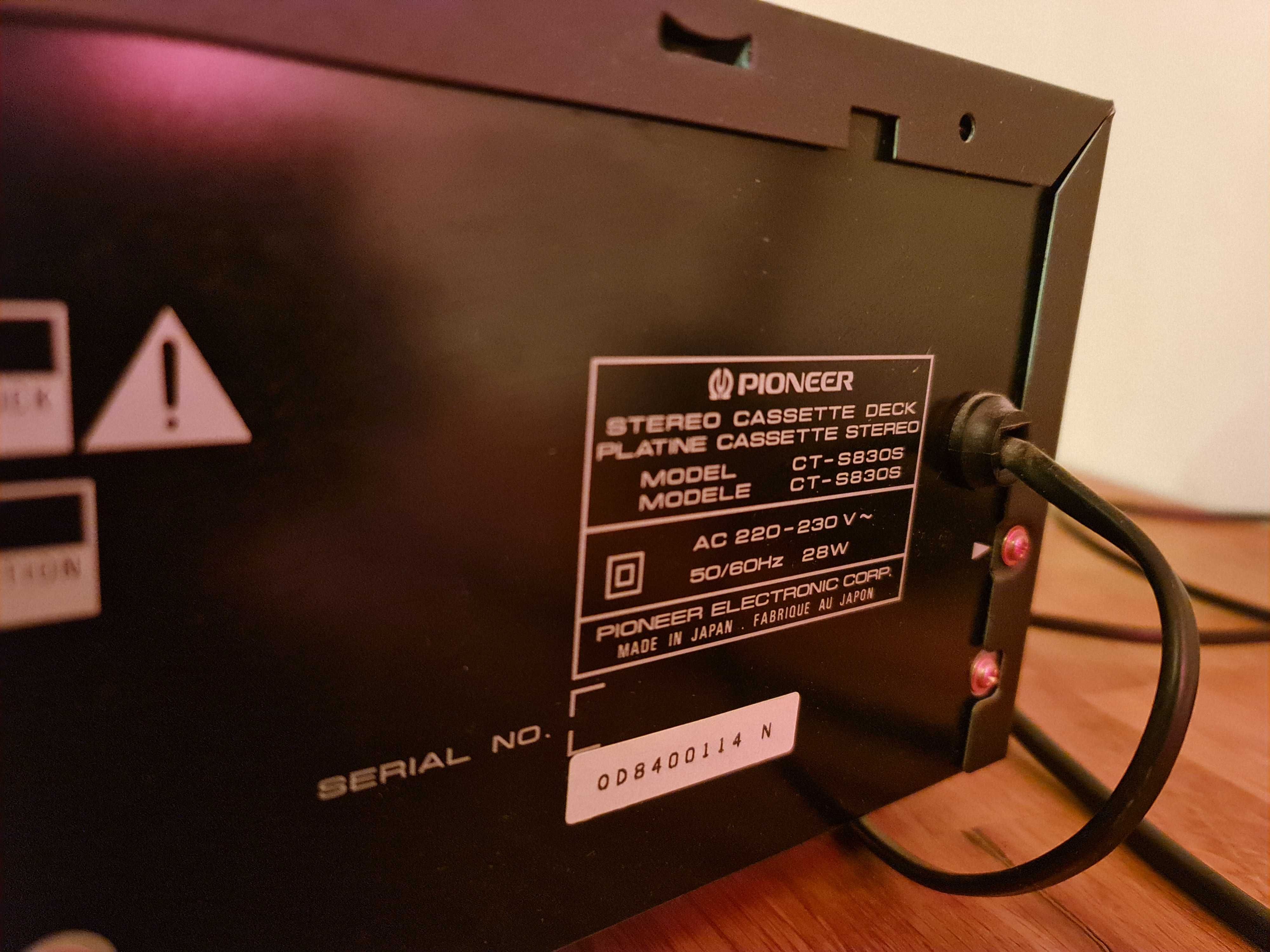Pioneer CT-S830S 830 S deck