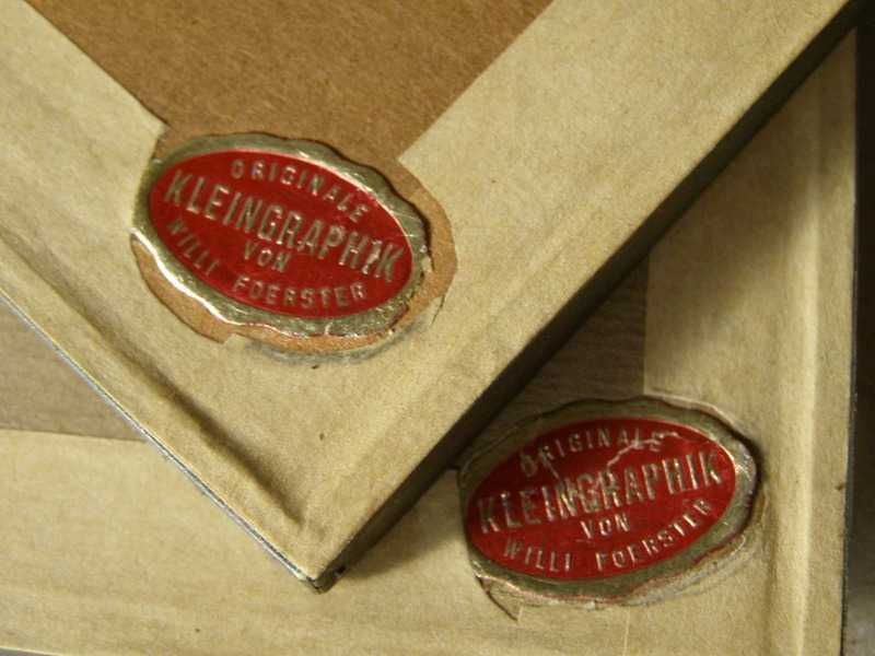 Akwaforty barwne- Willi Foerster,sygn.