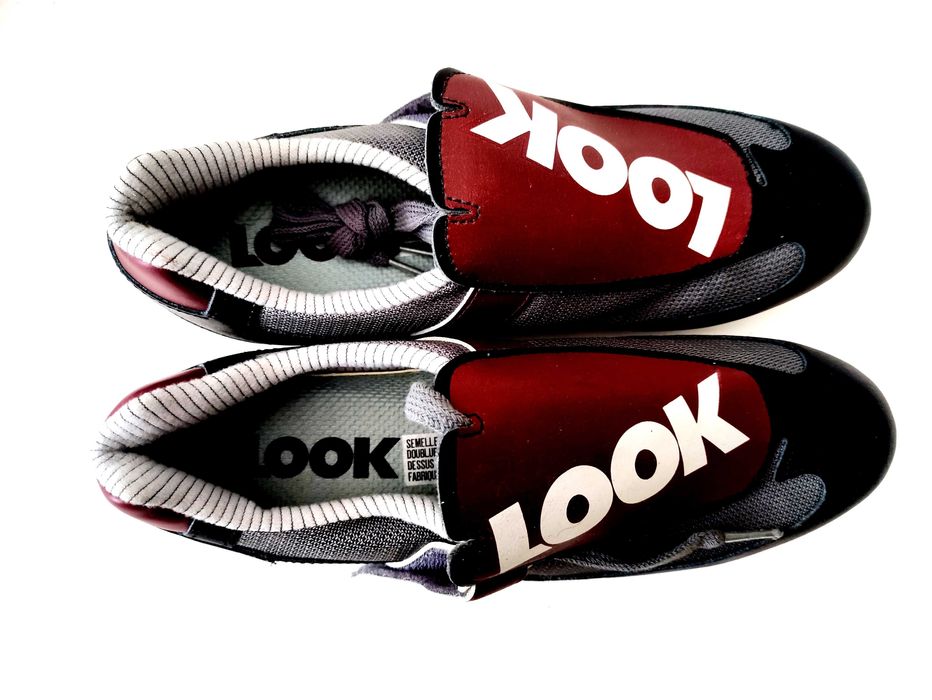 Nowe Buty NOS Vintage Retro Road LOOK rozmiar 44 27.4 cm L’Eroica (6)