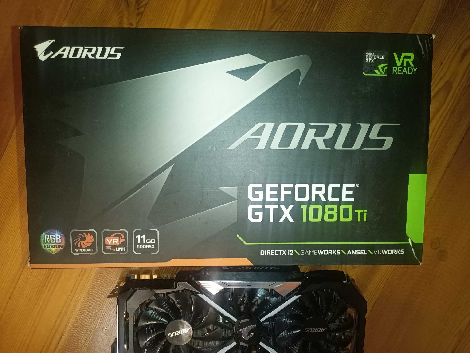 Відеокарта GIGABYTE GeForce
GTX 1080 Ti AORUS
11Gb