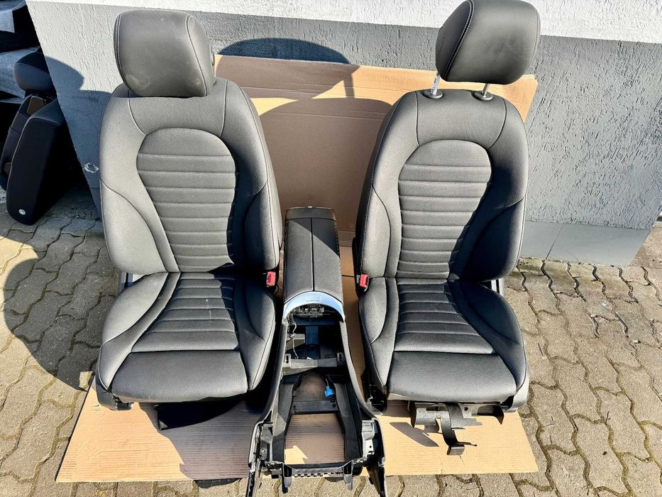 Fotele Boczki Mercedes GLC X253 Luxury Burmester KOMPLET NOWY!