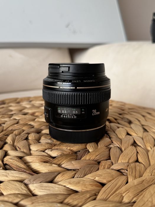 Obiektyw canon ef 28mm 1.8 z pudełkiem, podobny do sigma art 30mm