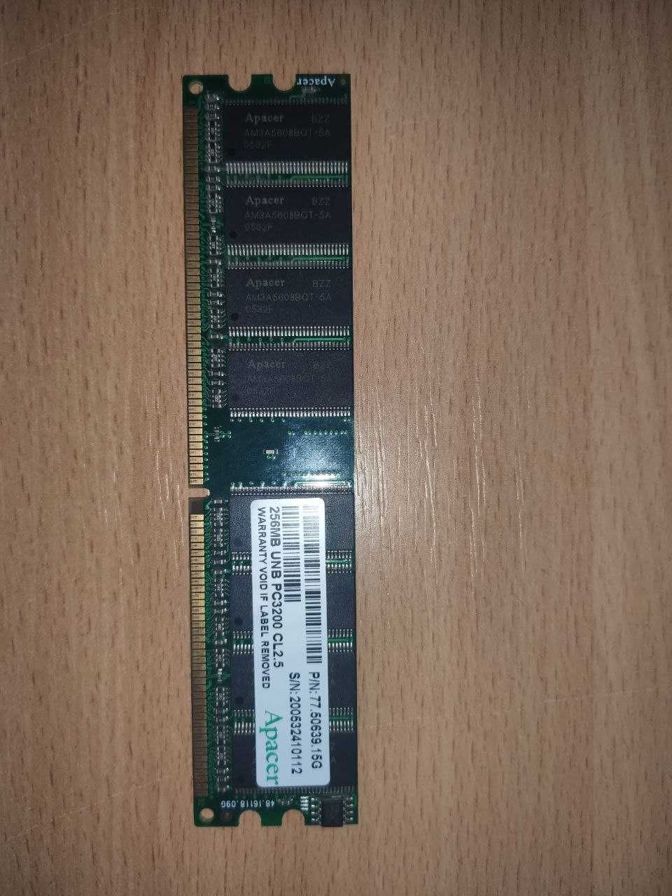 Оперативная память DIMM3,  AM1 256Mb, Apacer 256Mb