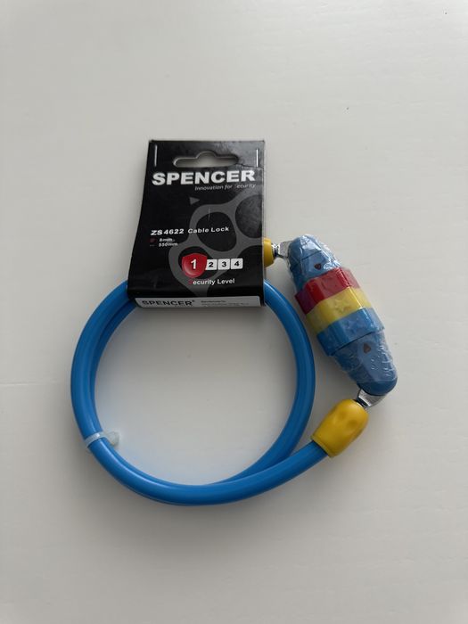 Zapięcie rowerowe szyfr