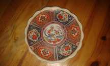 Prato de porcelana chinesa