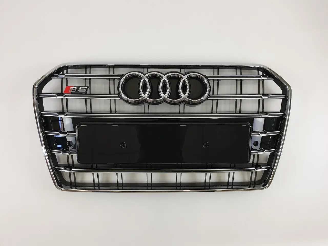 Решетка ауди a6 с7 решотка радиатора на Audi A6 2014-2018 г в стиле S6
