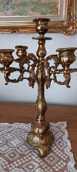 Канделябр на 5 свічок. Бронза. Франція.