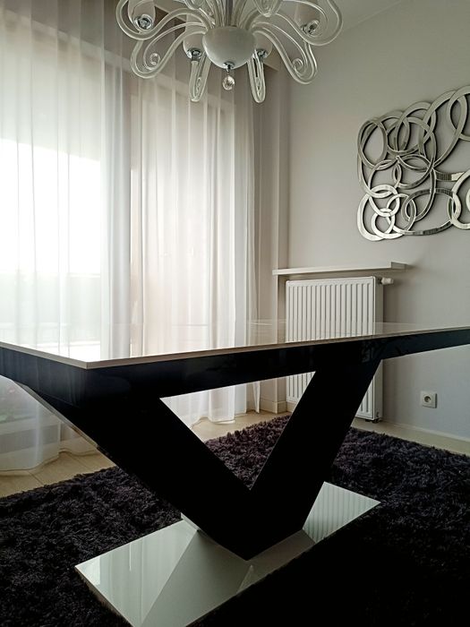 Stół do jadalni rozkładany połysk