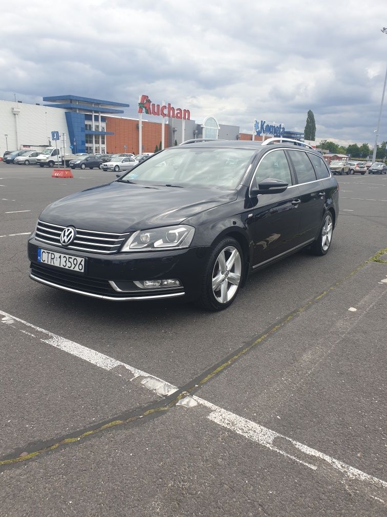 VW Passat R-line 4x4 2.0 TDI 177KM 2012r – Webasto, Skóry, Stan BD