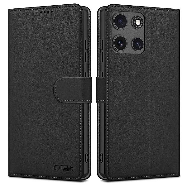 Tech-Protect Wallet Motorola Moto G15 / G15 Power Matte Black
