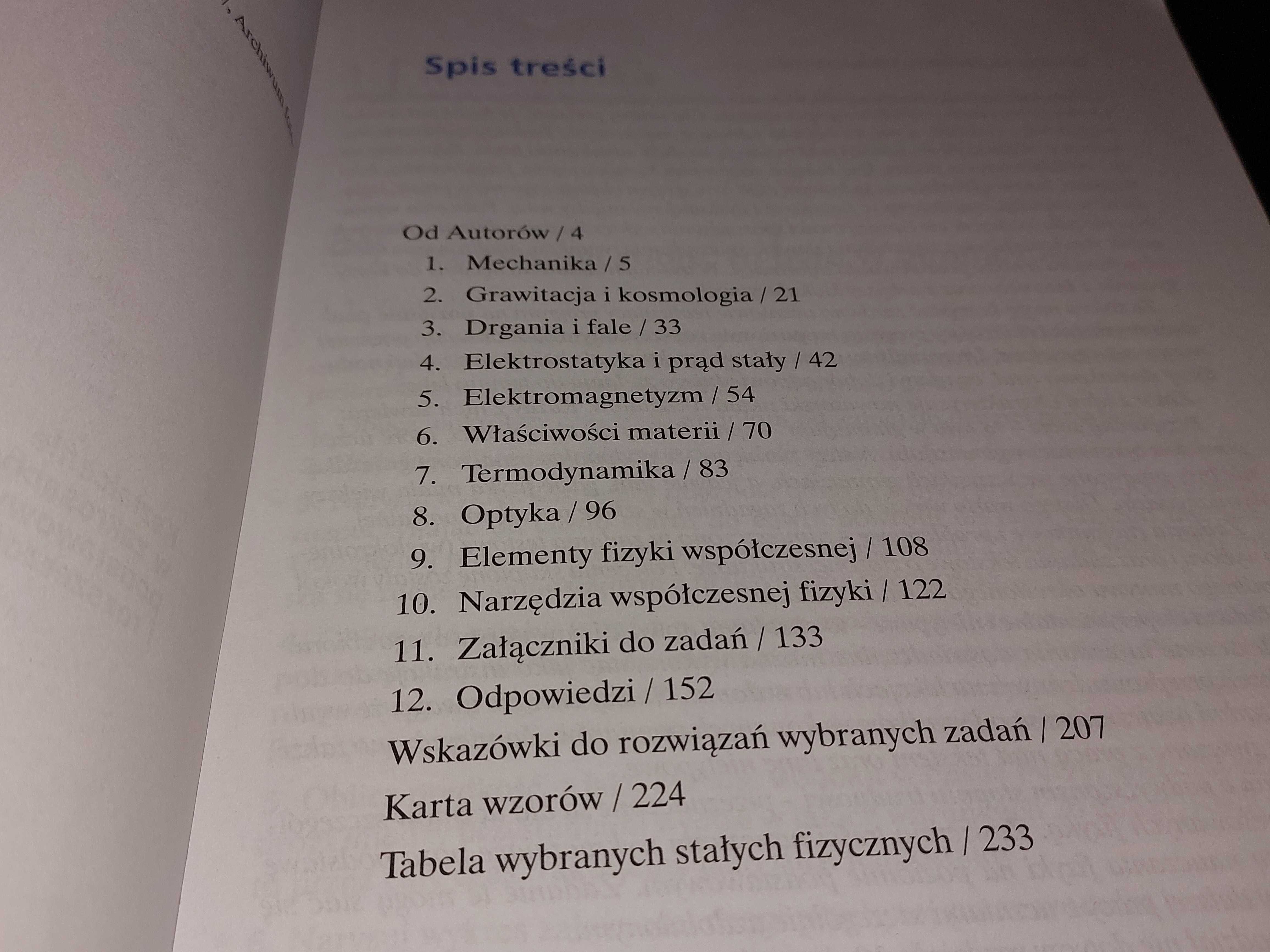 Zadania Fizyka i Astronomia Zbiór zadań LO Technikum podst+rozsz WSiP