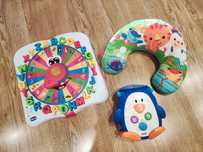 Conjunto Abecedário Chicco + Fisher-price Projetor  + Almofada Musical