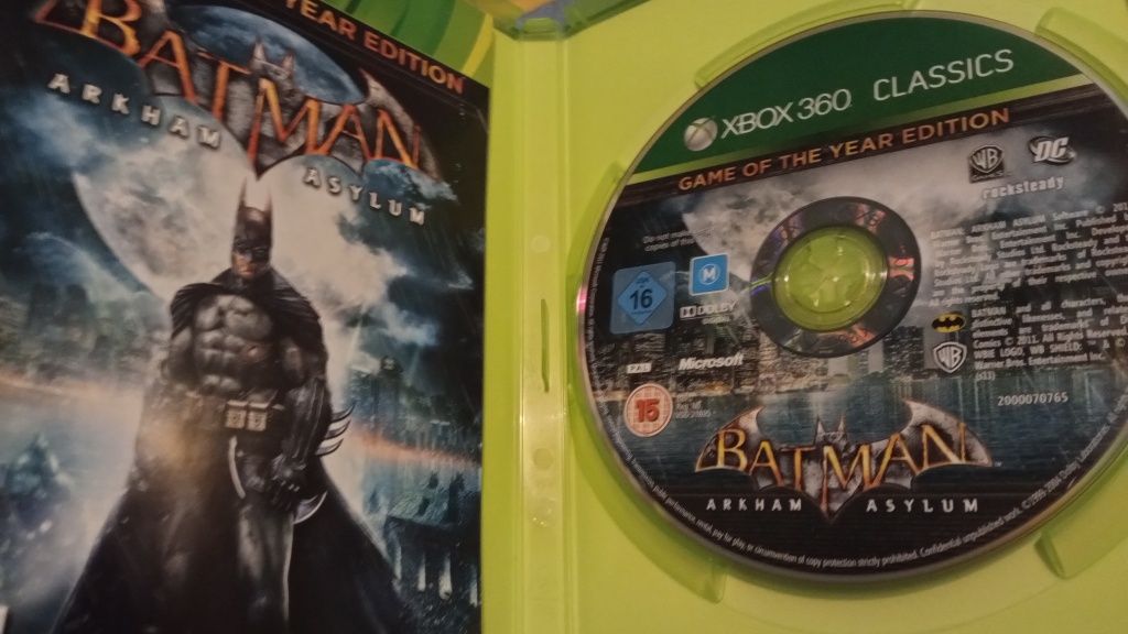 Xbox 360 Batman 1,2 stan idealny.