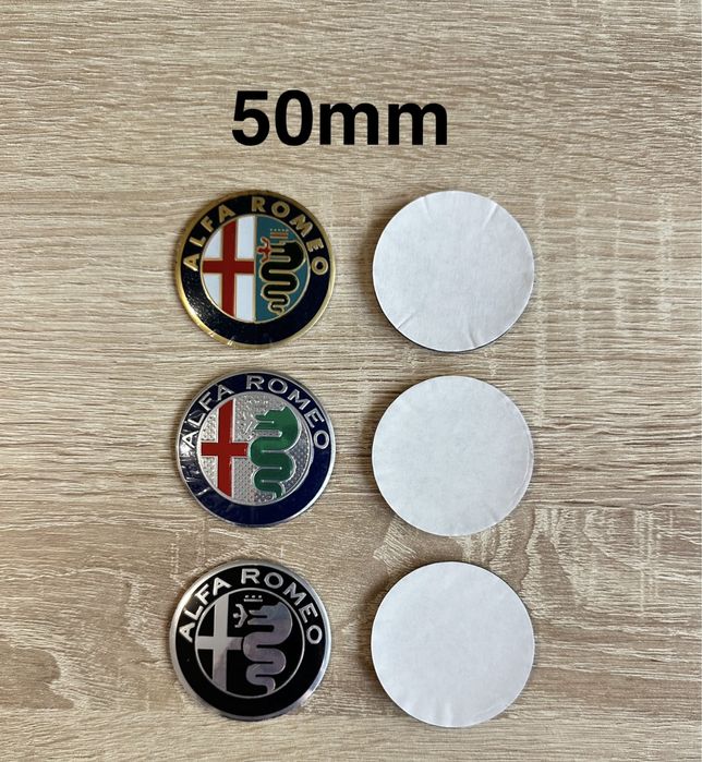 Conjunto 4 Centros Alfa Romeo 50mm 56mm 60mm