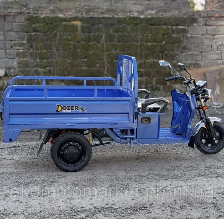 Грузовий електротрицикл дозер модель 2  DOZER 1200w грузовой