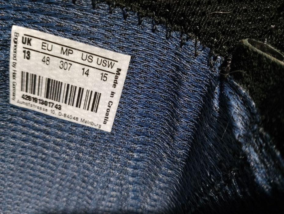 ботинки рабочие/тактические Haix. размер 48