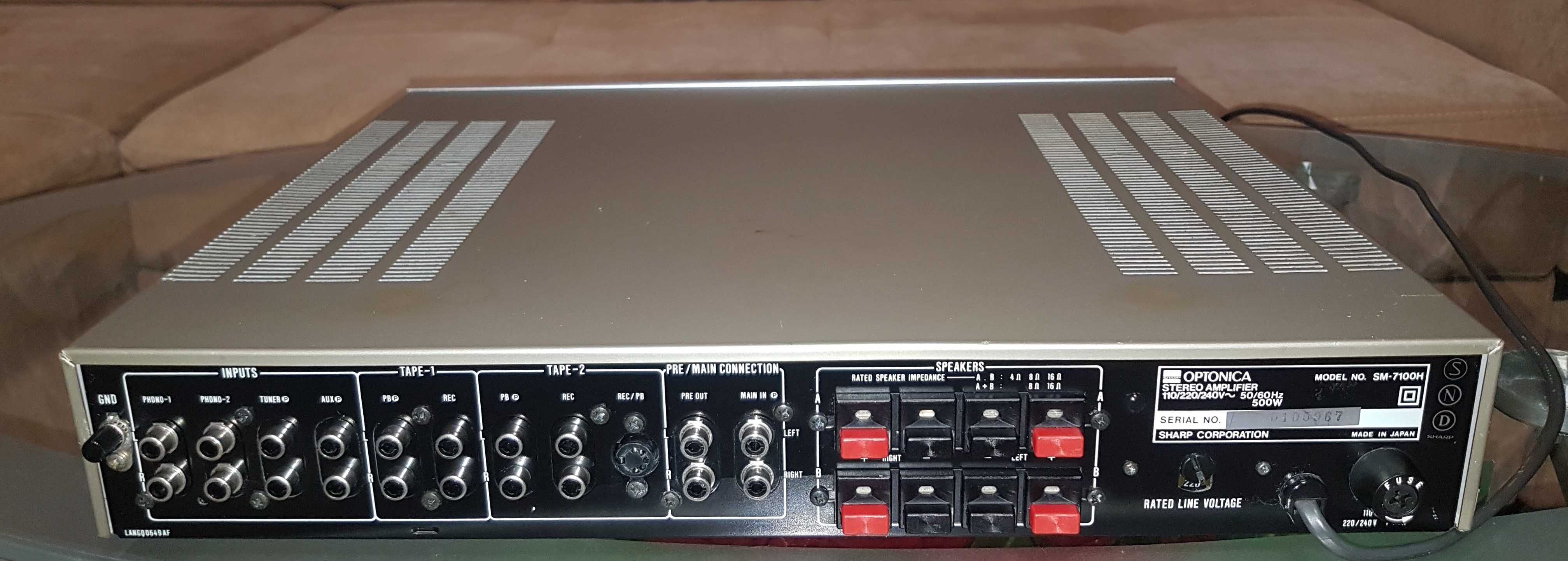 Усилитель Optonica SM-7100H integrated stereo made in Japan