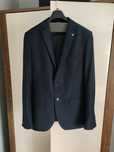 Garnitur granatowy Guittard Slim 48L 182/96/82 (młodzieżowy, męski)