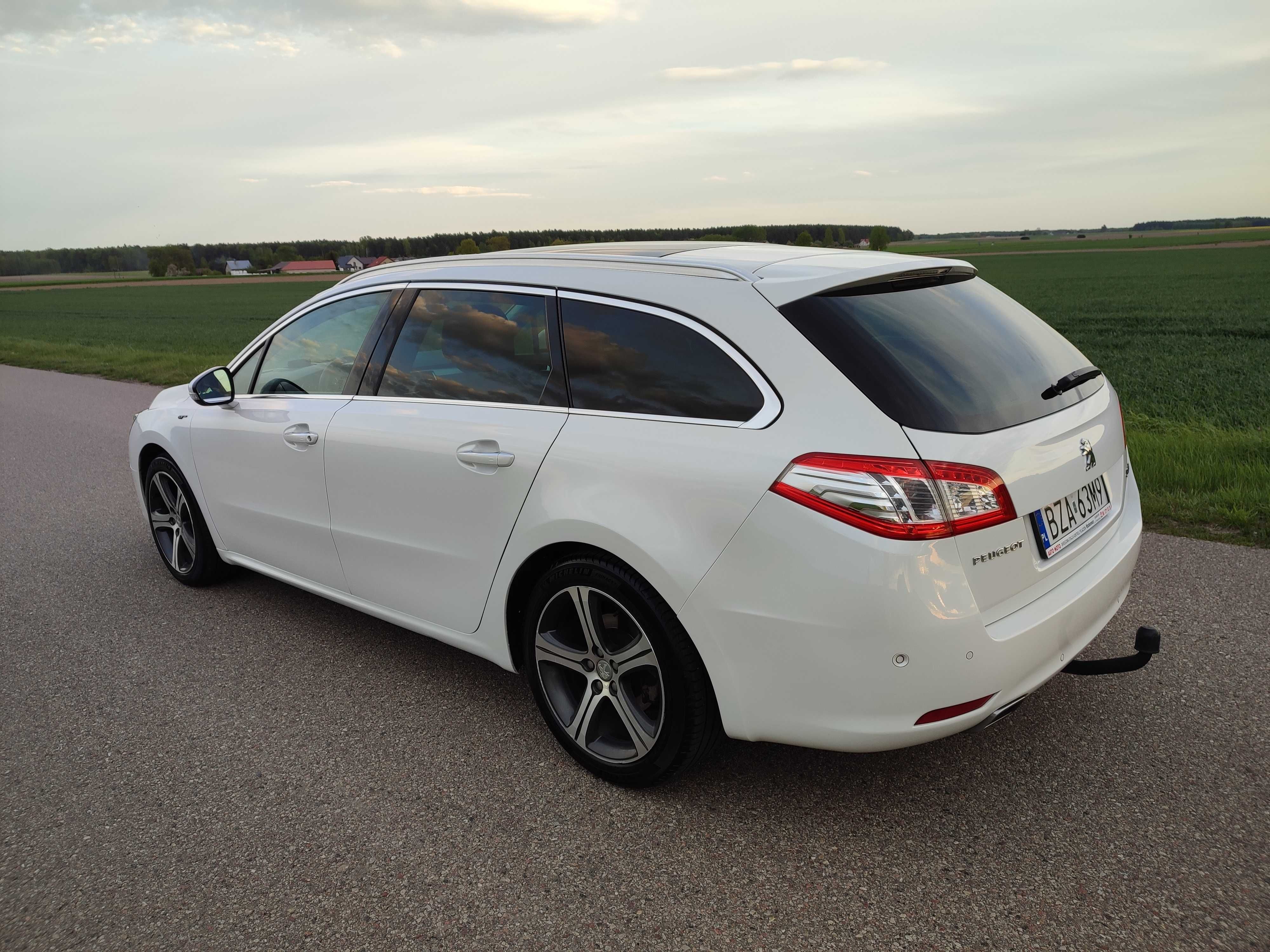 Peugeot 508 GT-Line**2,0**180 km**Full Led**Biała perła**Panorama**