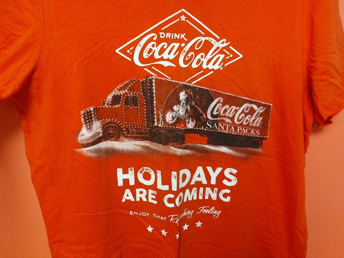 Bluzka koszulka świąteczna coca cola L
