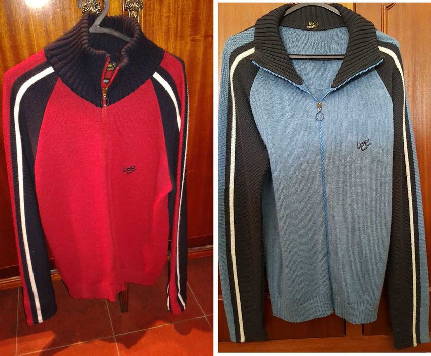 Lee - Dois Casacos de Malha, originais, marca Lee - USA