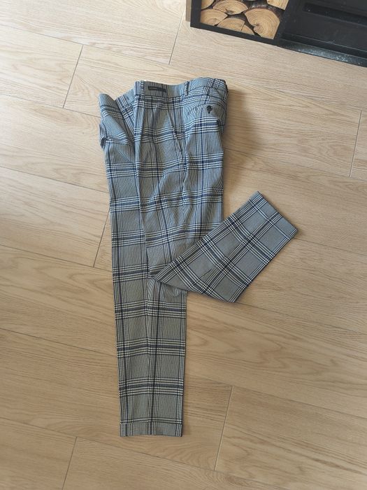 Śliczne męskie spodnie w kratę Scotch & Soda rozmiar W 32 L 32