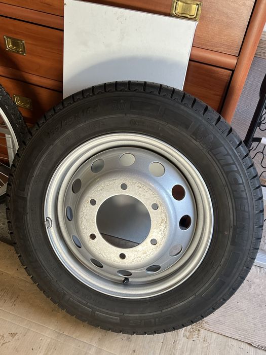 Michelin Agilis 195/75 R16C + felgi – komplet 6 kół, stan bardzo dobry