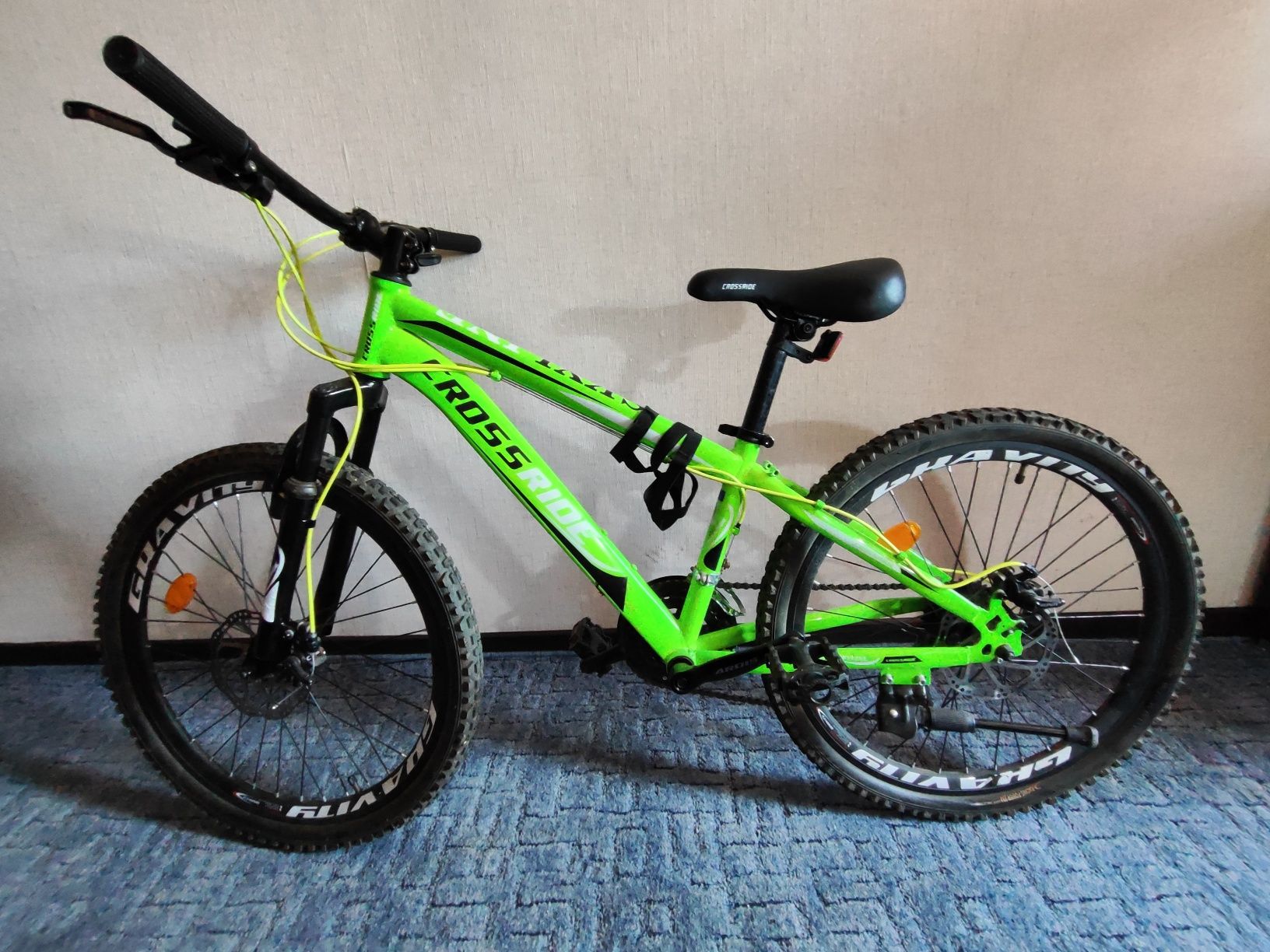 Велосипед Crossride Skyline 24" 13" Зеленый