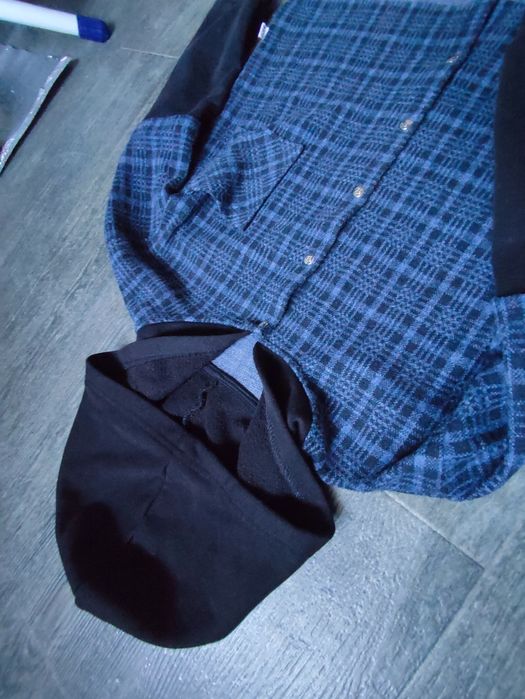 Тепла сорочка з капюшоном ,122 розмір