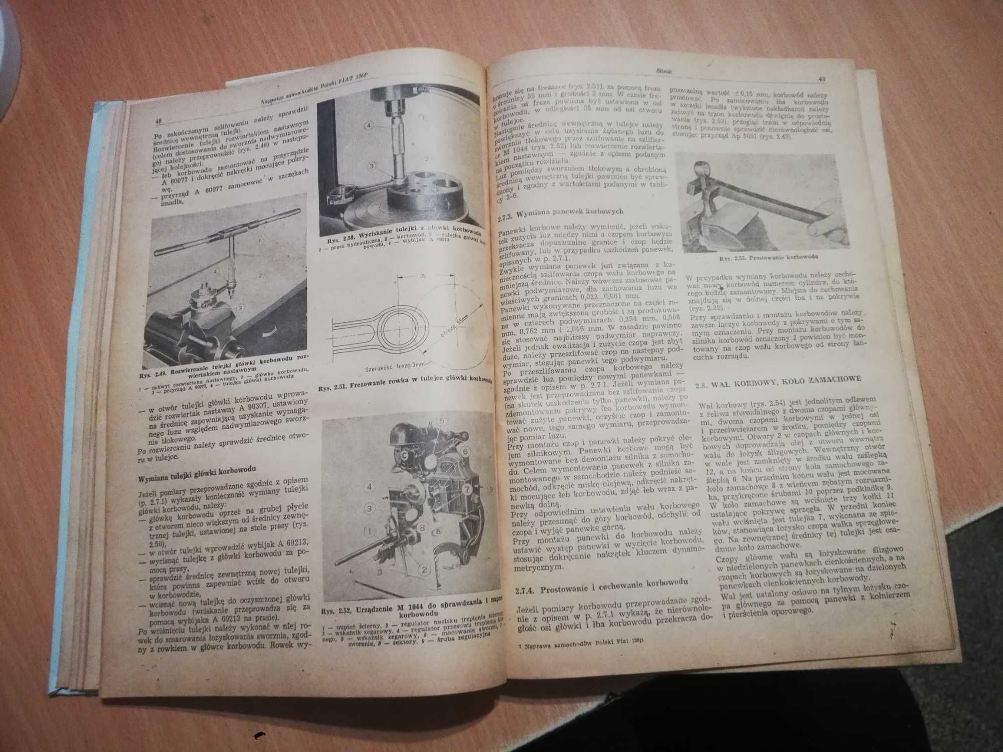 Stara książka naprawiam fiat 126 p                  S